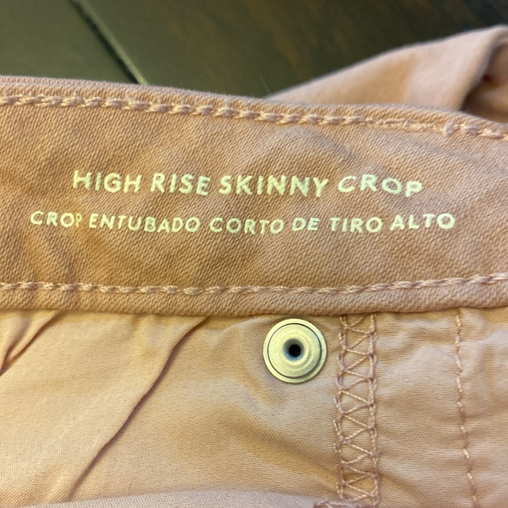 Universal Thread Pink High-Rise Skinny Crop Jeans - Size 12S  (31) 💗 - Picture 9 of 11